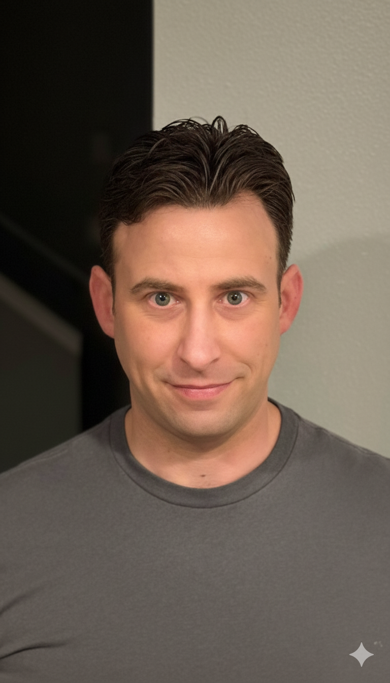 Dmitri Salvos after walking the path